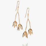 Helleborus Earrings Gold