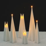 Star Candle White 40 cm